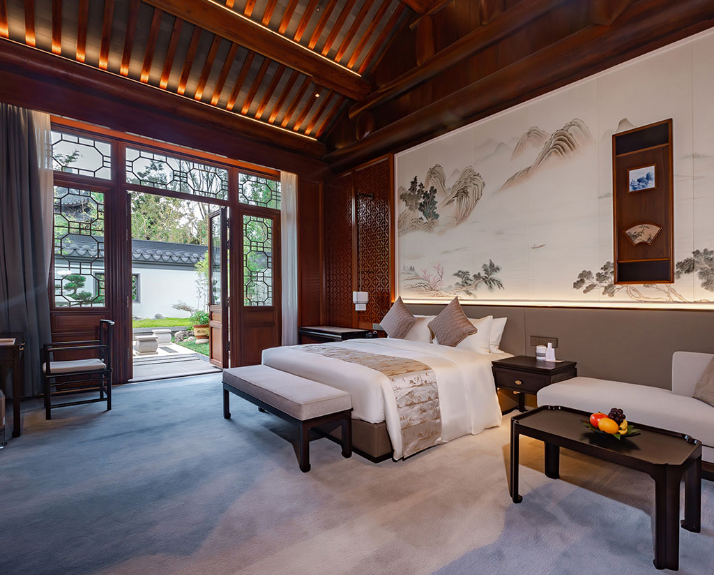玖園園林大床房 Deluxe View Room